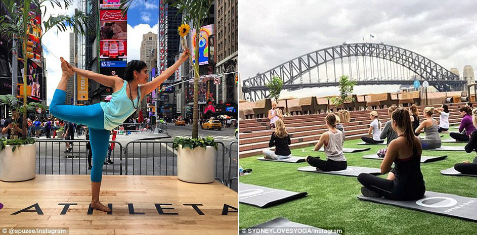 Самые популярные позы и места для йоги из Instagram в 2015 году