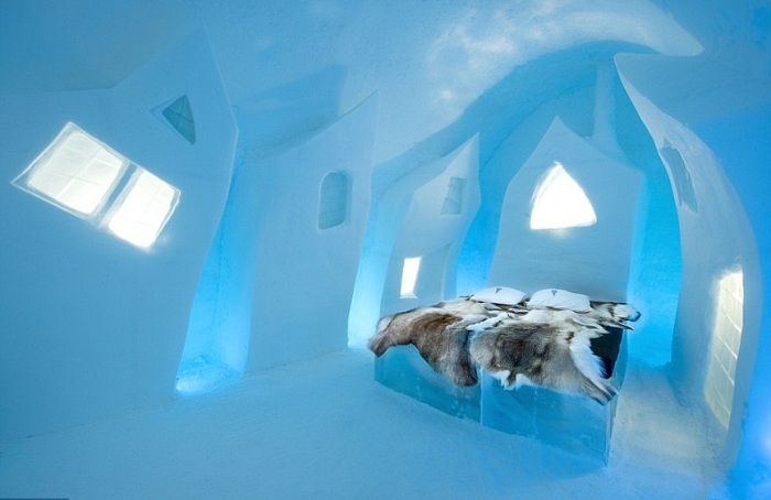 Отель изо льда и снега в 200 километрах от Северного Полярного круга