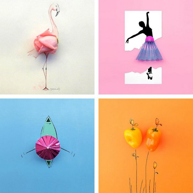 Веселые иллюстрации с повседневными предметами от Хесусо Ортиса