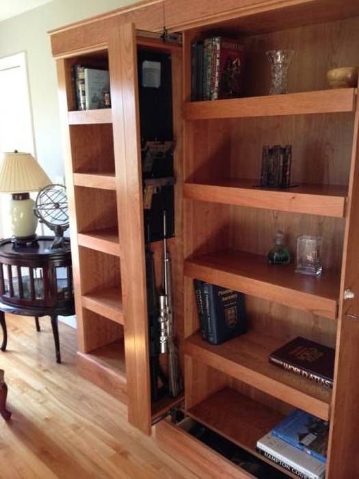 Мебель с тайными шкафами для оружия