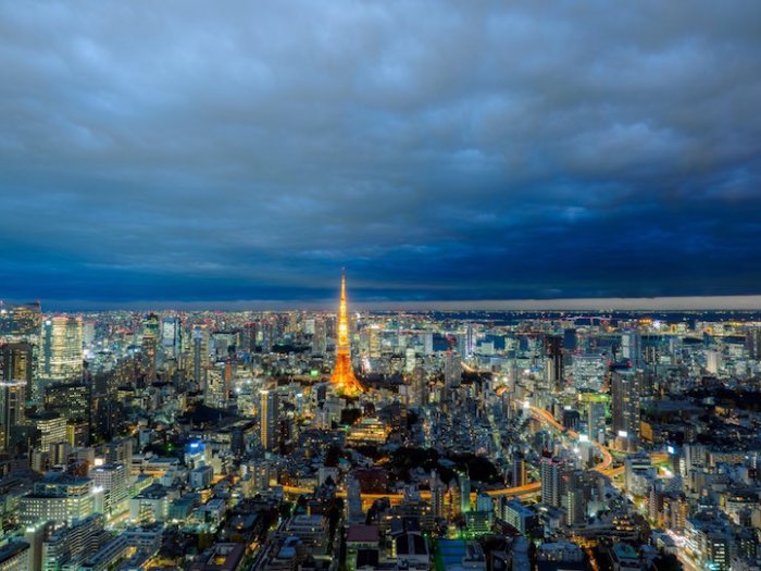 Панорамы Токио со смотровой площадки