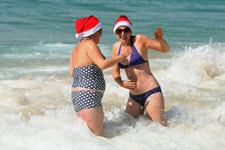 Как отмечают Рождество на пляже