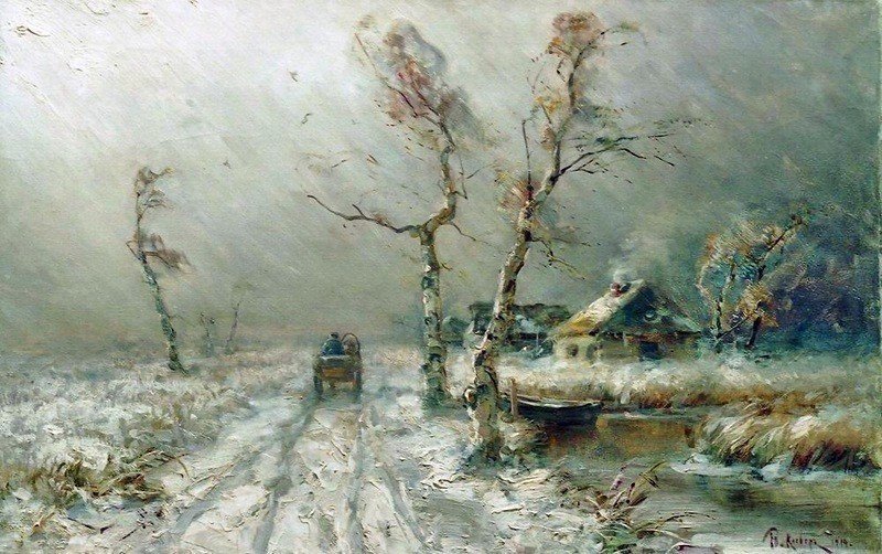 Пейзажи зимней России от Юлия Клевера