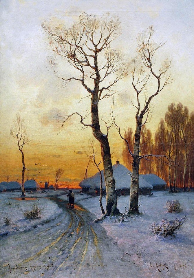 Пейзажи зимней России от Юлия Клевера