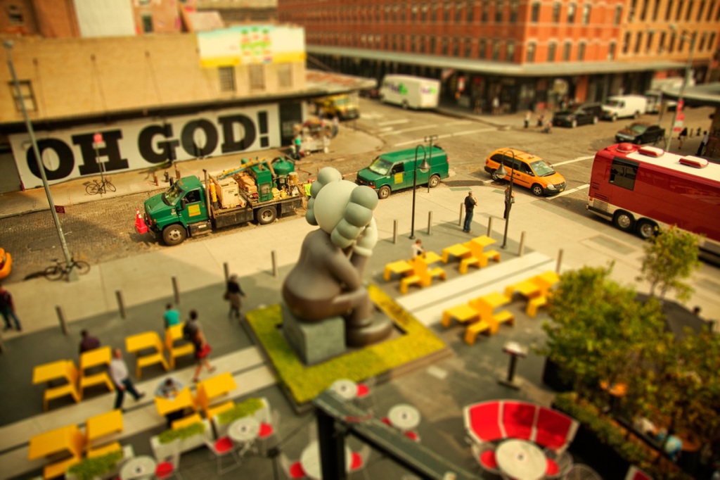 Крупные мегаполисы как игрушечные миниатюры