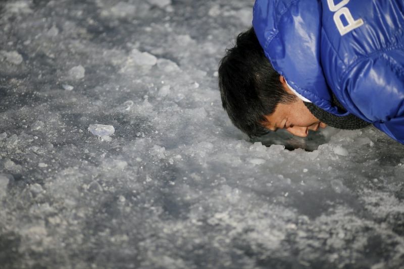Фестиваль льда в Южной Корее