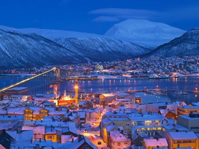 Зимняя красота Норвегии