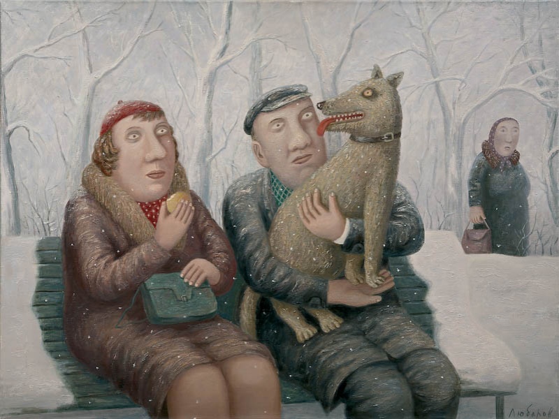 Настоящая жизнь на картинах Владимира Любарова