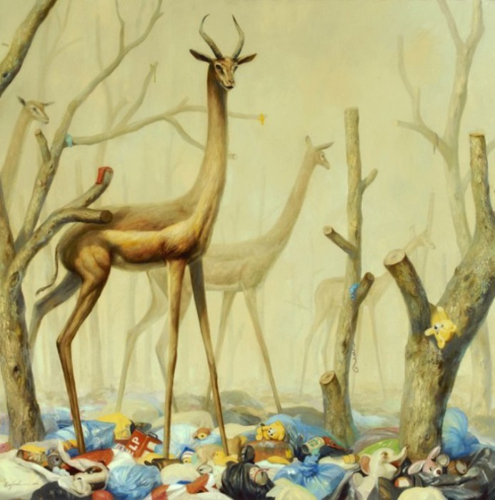 Картины с посланием из апокалиптического мира от художника Мартина Виттфута