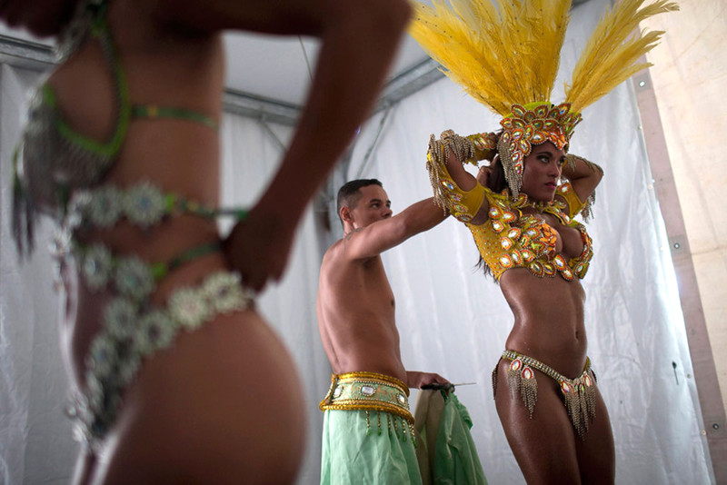 Зажигательные красотки с карнавала в Бразилии