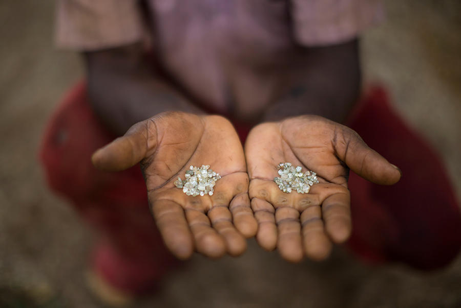 Добытчики алмазов в Бразилии