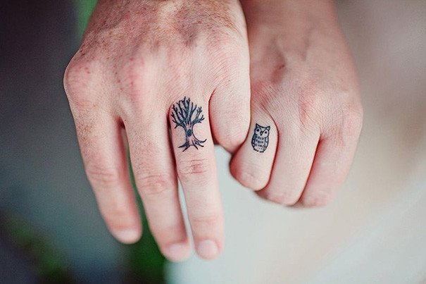 Элегантные минималистичные татуировки