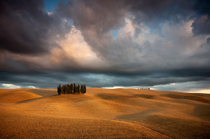 Красота природы Тосканы на фотографиях