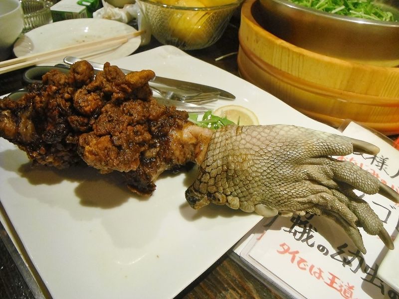 Оригинальные блюда из японского ресторана редкого мяса