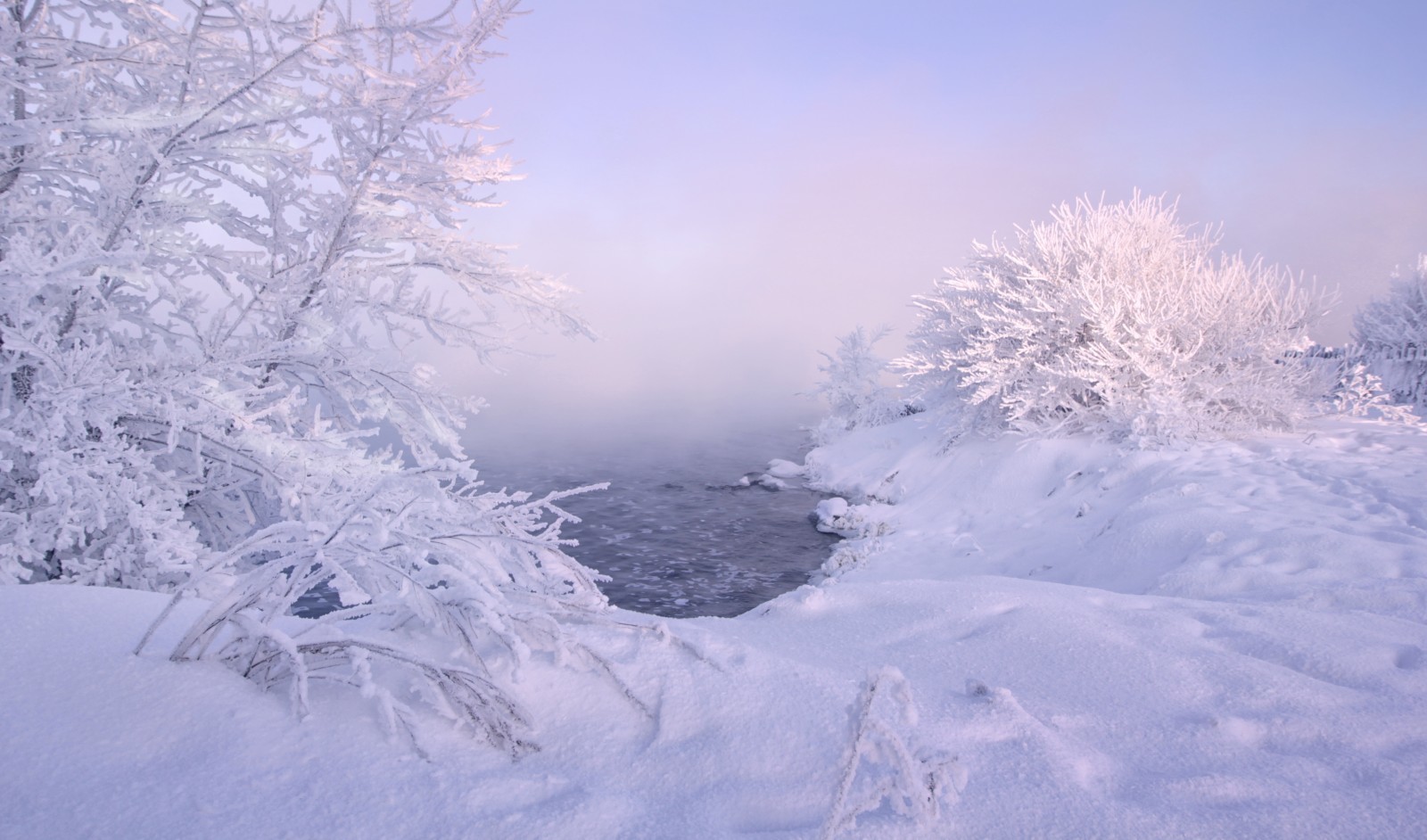 Удивительная красота зимы в разных местах России