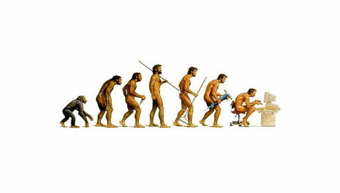 Различные формы эволюции в картинках