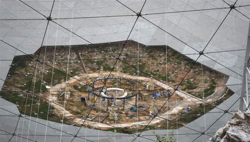 Самый большой радиотелескоп для поиска внеземной жизни строят в Китае
