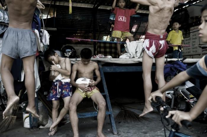 Школа для юных бойцов в Тайланде