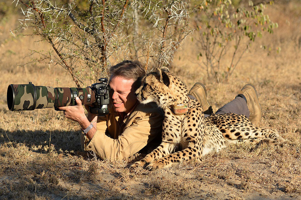 О тесном контакте фотографа с животным миром