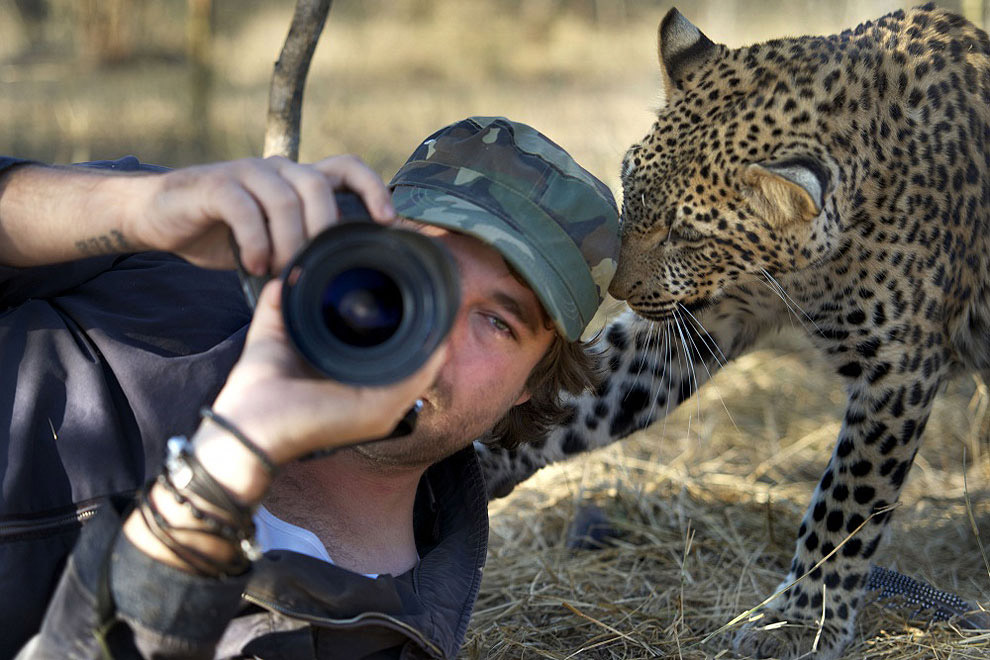 О тесном контакте фотографа с животным миром