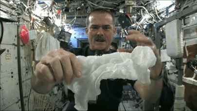 10 интересных фактов в гифках о жизни астронавтов в космосе