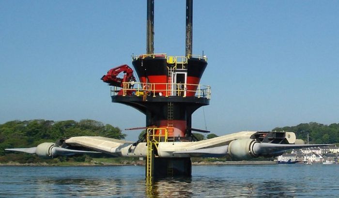 Большой подводный ветрогенератор в Великобритании