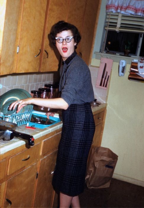 Жизнь граждан США в 50-е годы на цветных снимках