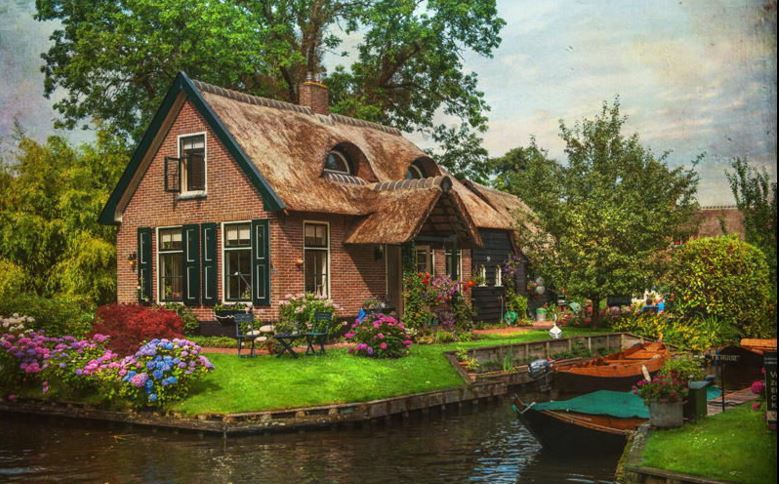 Деревня Гитхорн в Нидерландах — настоящий рай на Земле