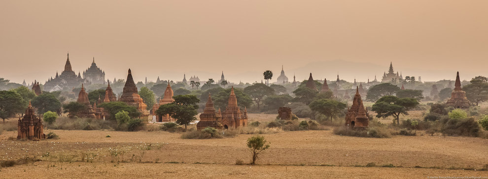 Древний город Баган — главная достопримечательность Мьянмы