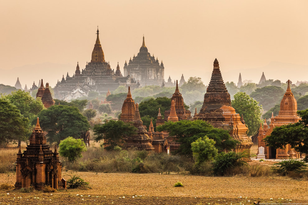 Древний город Баган — главная достопримечательность Мьянмы