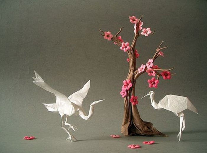 Удивительные фигурки оригами от Акиры Ёсидзава