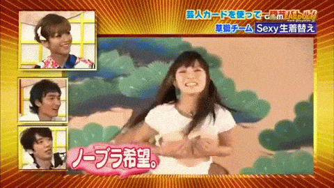 Странные эпизоды с японских телешоу в гифках