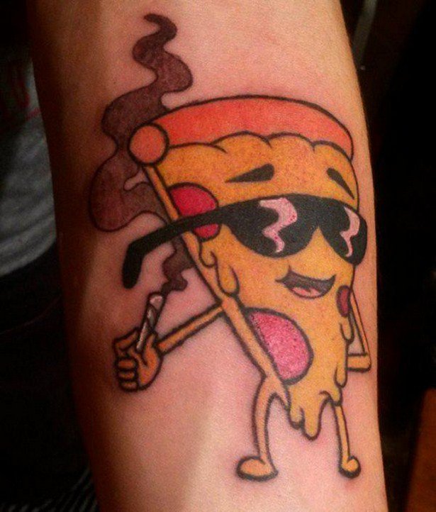Татуировки для любителей пиццы