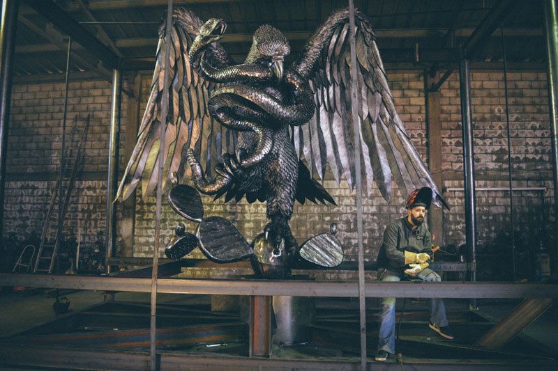 Удивительные скульптуры из металла от сварщика Дэвида Мадеро