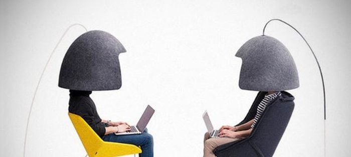 Офисный шлем - для тех, кому надоел шум в офисе