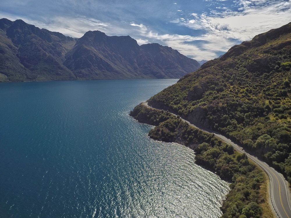 Панорамные снимки Новой Зеландии с высоты птичьего полета