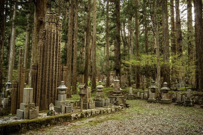 Самое большое кладбище в Японии