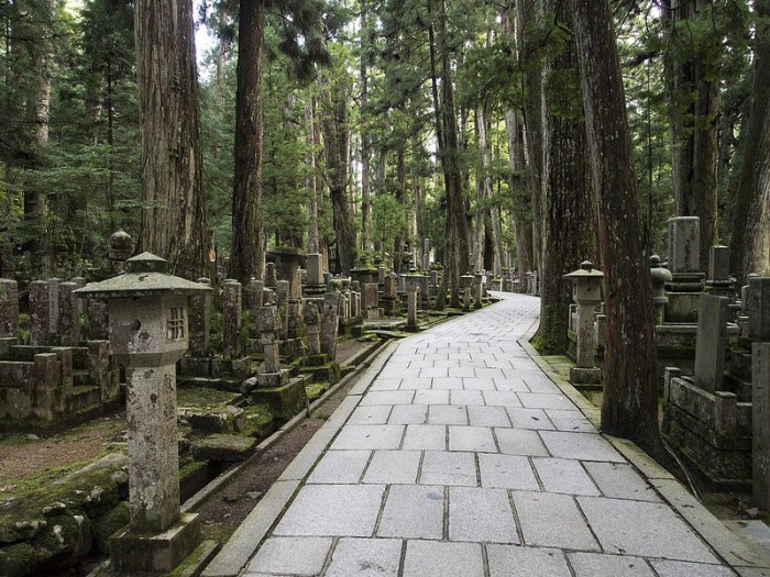 Самое большое кладбище в Японии