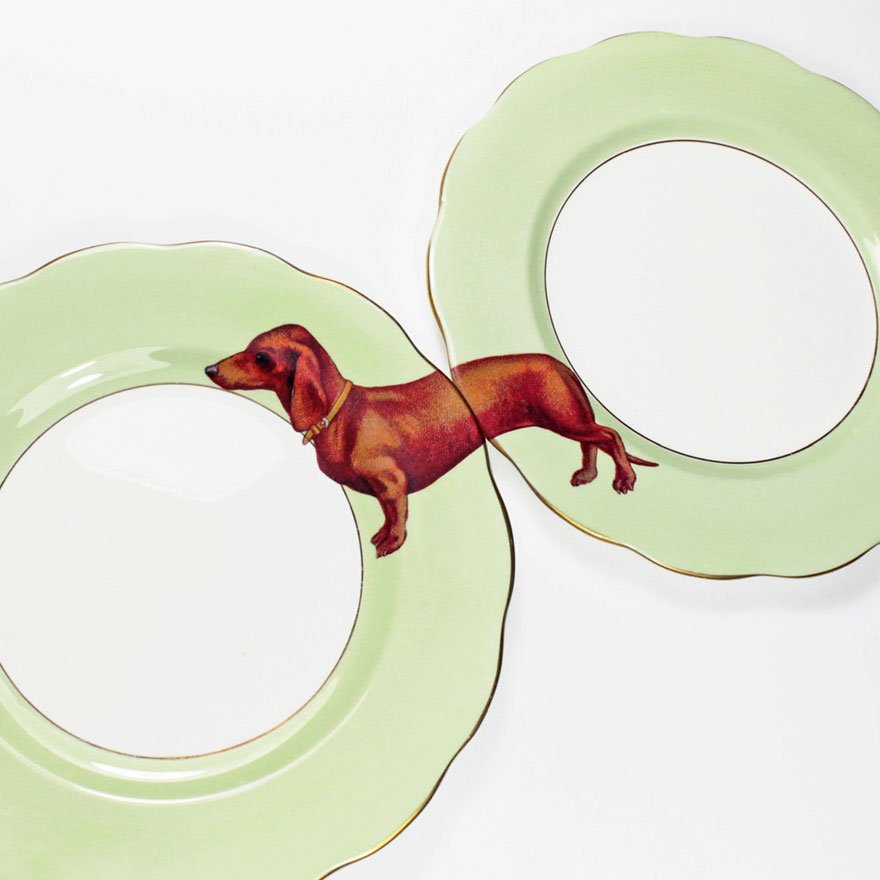 Столовая посуда с животными от Ивонн Эллен