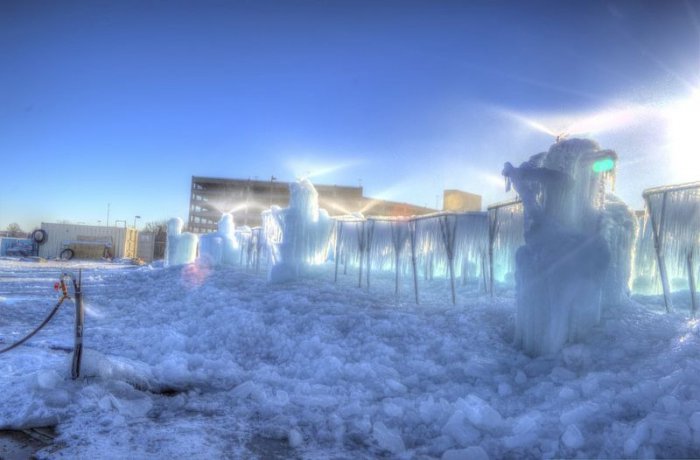 Ледяные замки по технике Брента Кристенсена