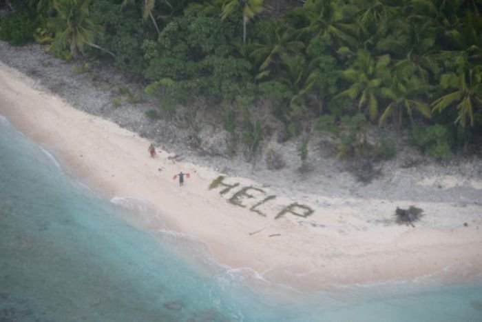 Слово Help из пальмовых листьев и невероятное спасение моряков