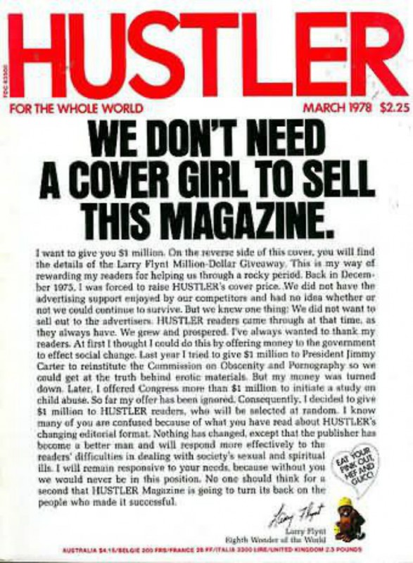 10 самых скандальных обложек журнала Hustler