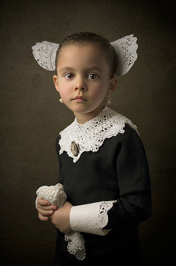 Классические картины с участием 5-летней дочери фотографа