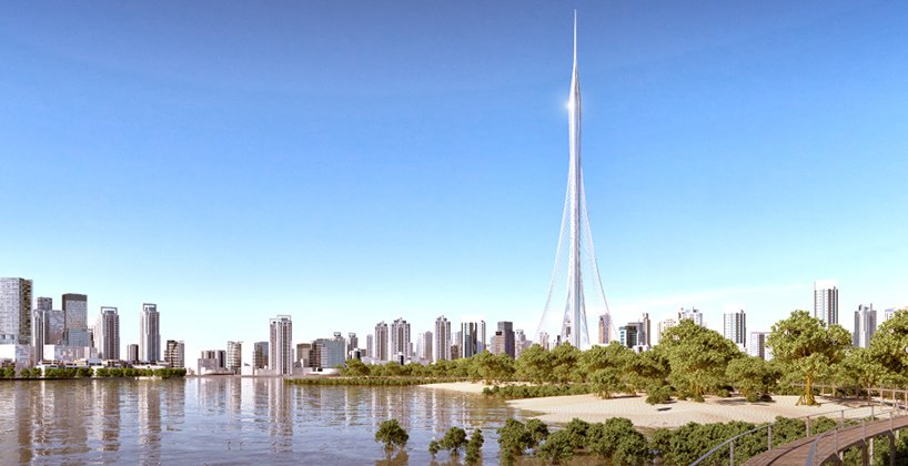 Проект самого высокого здания мира в Дубае