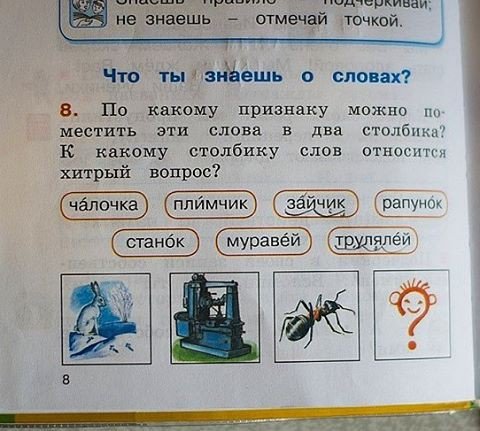 Странные задачи из современных детских учебников
