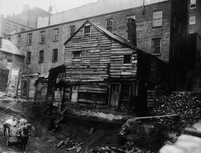 Трущобы Нью-Йорка конца XIX века