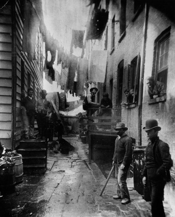 Трущобы Нью-Йорка конца XIX века