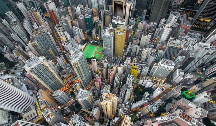 Гонконг с высоты птичьего полёта