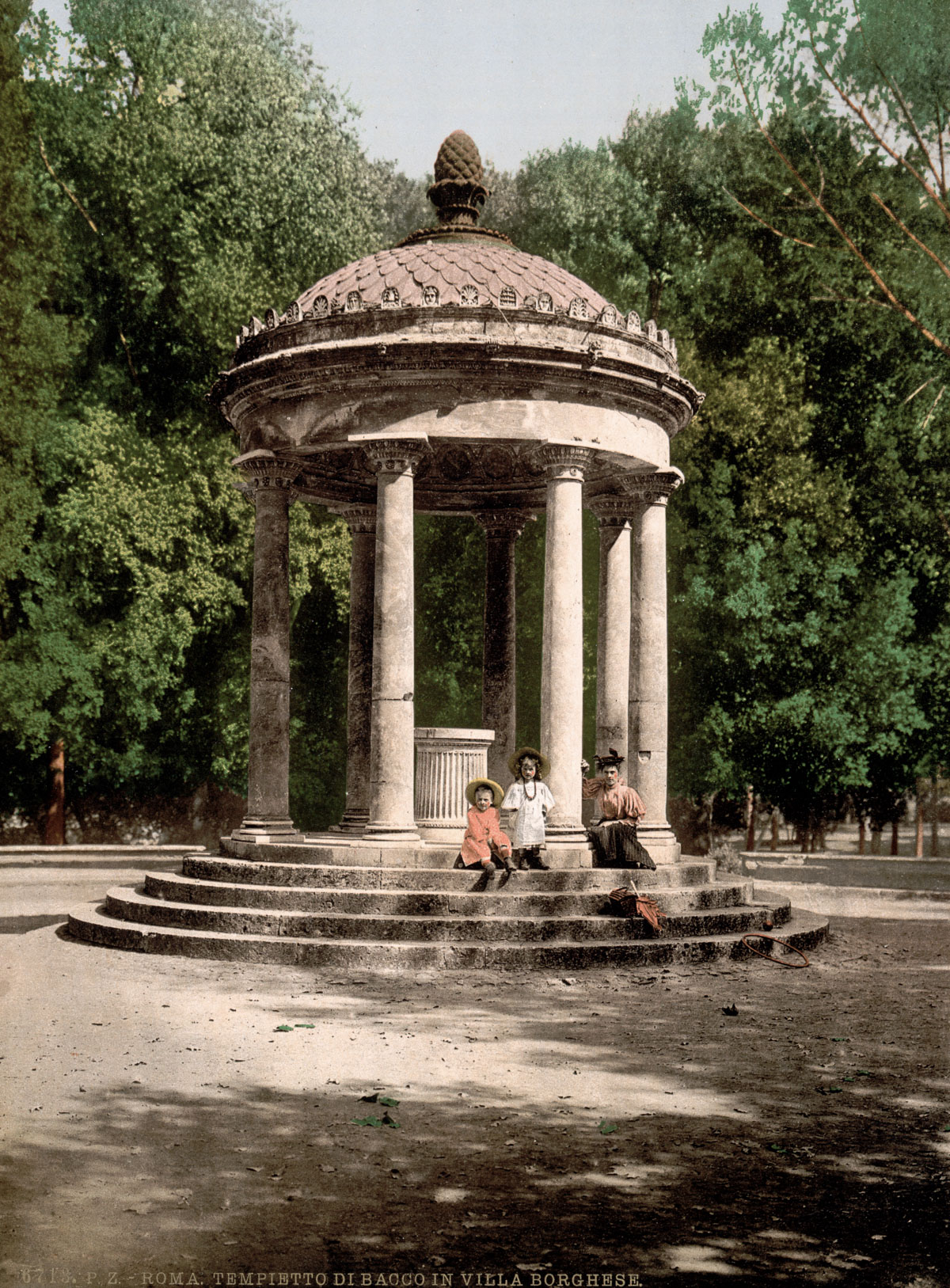 Рим в цветных открытках 1890 года