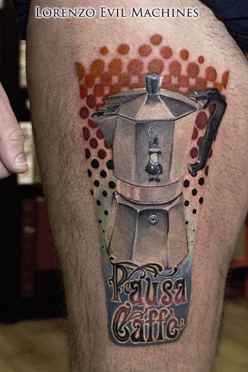 Подборка татуировок для фанатов кофе и бариста